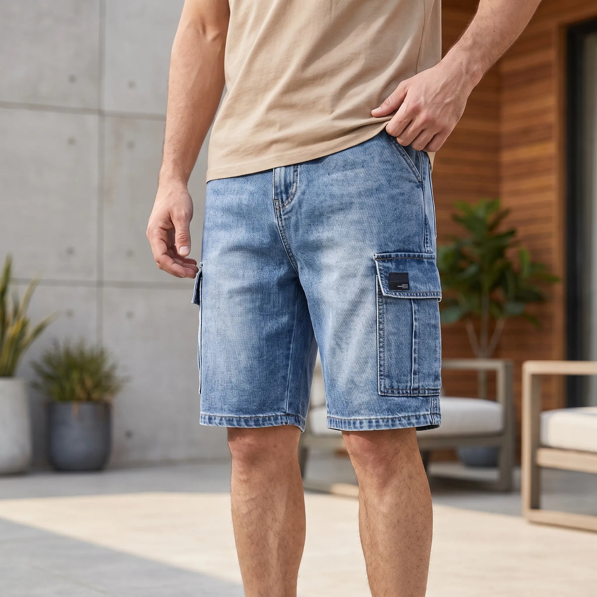 Cargox - Pantaloncini Corti Cargo Uomo 