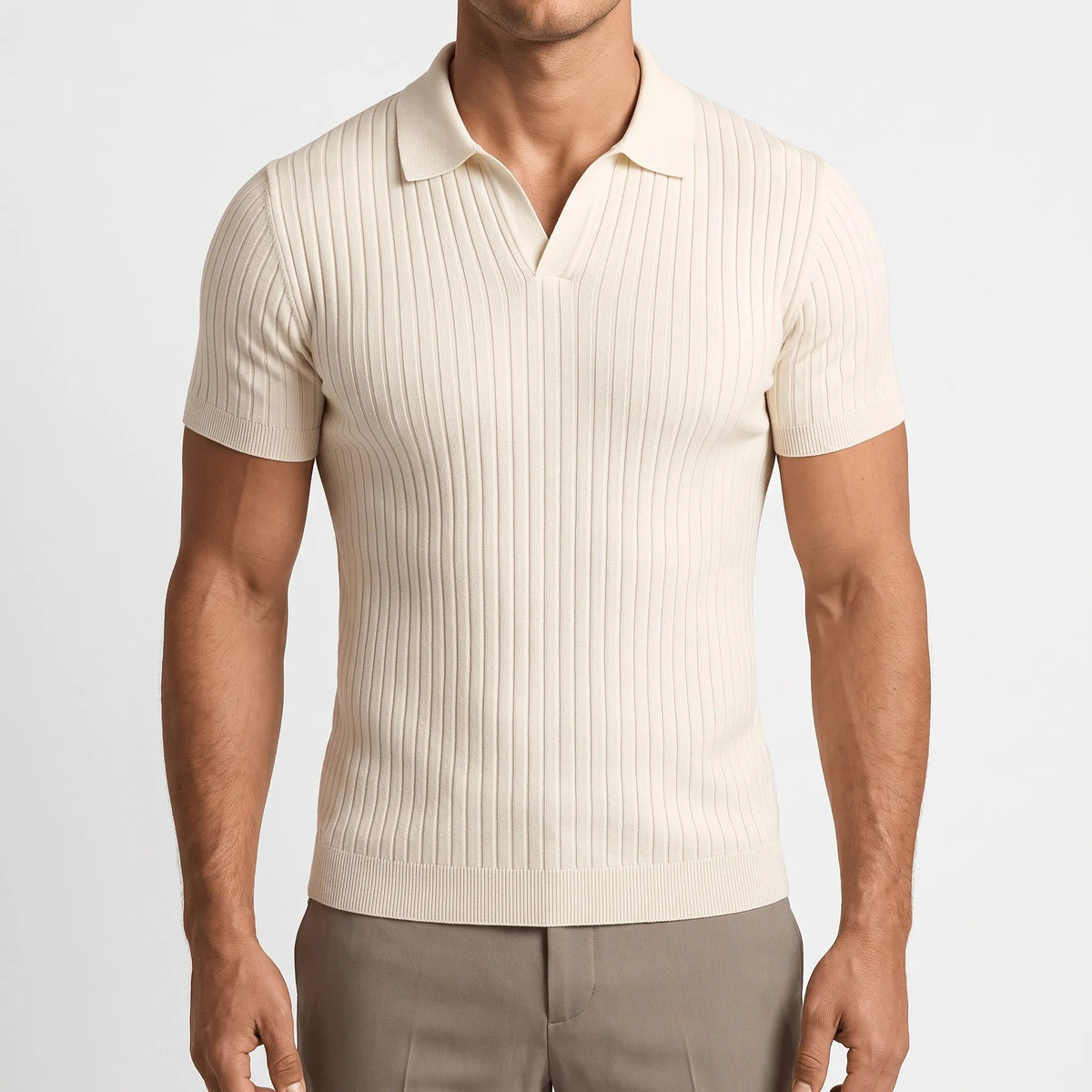 RibKnit - Polo Uomo Manica Corta 